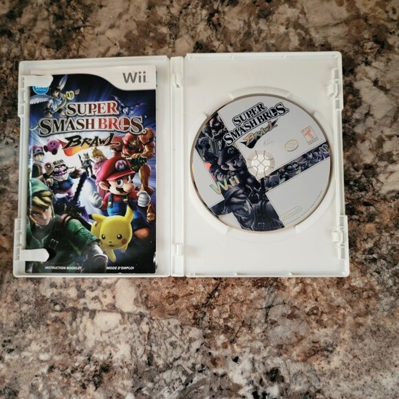 WII Super Smash Brothers Brawl Video Game - Picture 3 of 3